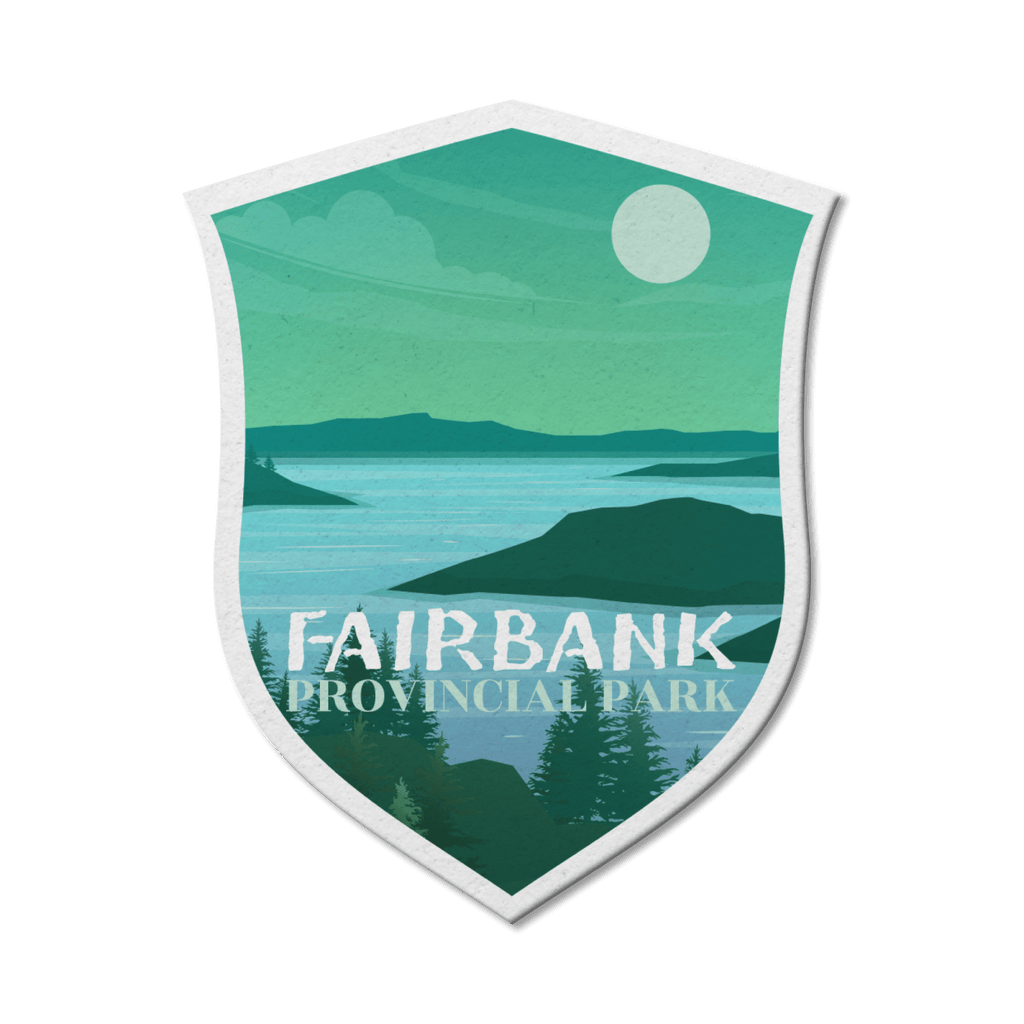 Autocollant en vinyle imperméable pour le parc provincial Fairbank, en Ontario