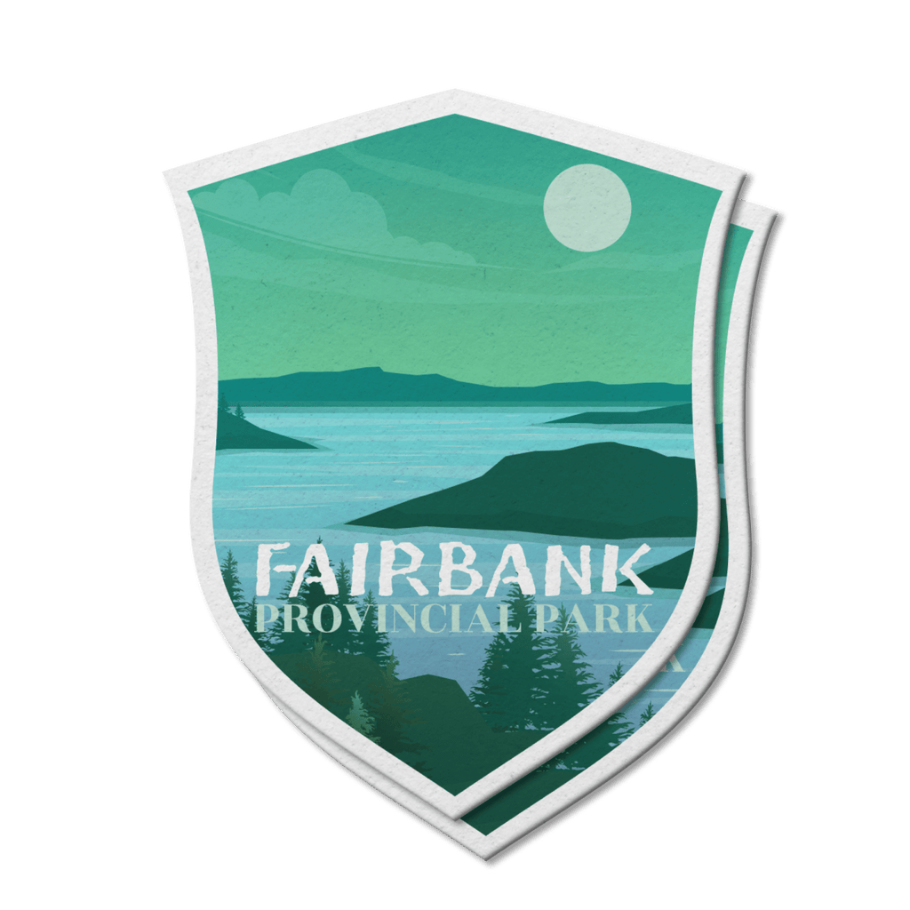 Autocollant en vinyle imperméable pour le parc provincial Fairbank, en Ontario