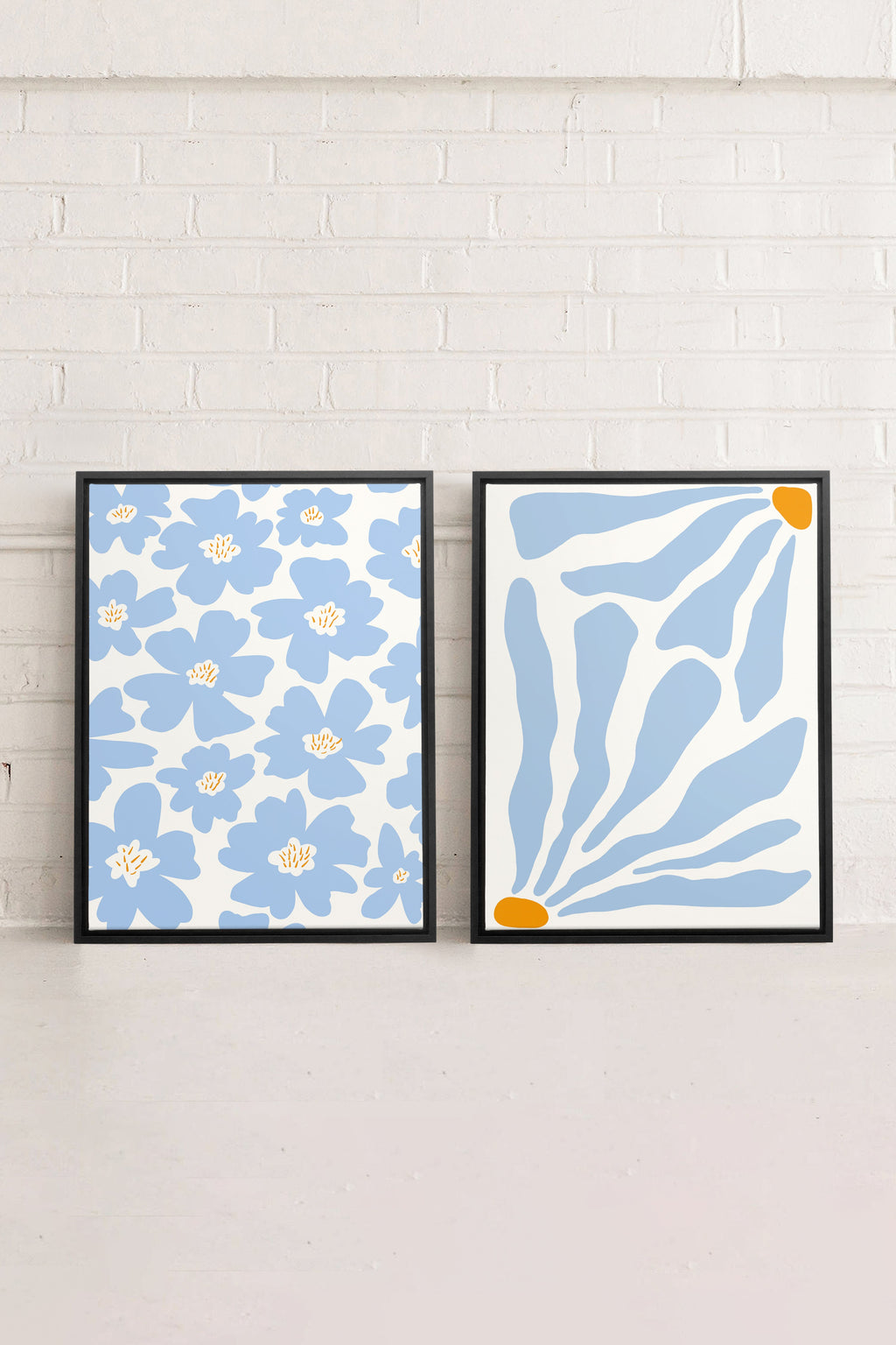 Botanical Fantasy (2 Stretched Canvas Works)