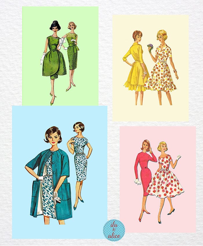 Vintage Fashion Postcards
