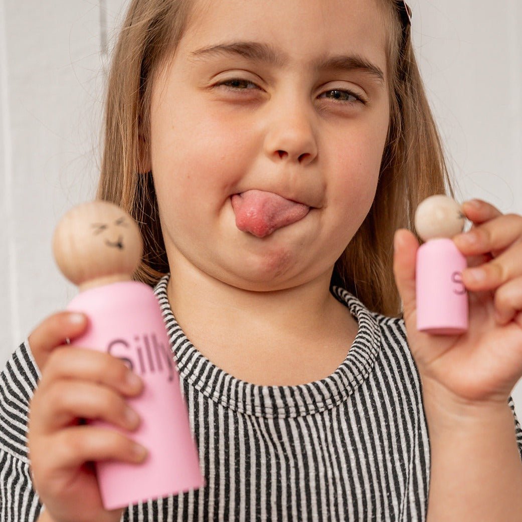 Feeling Friends emotion peg dolls