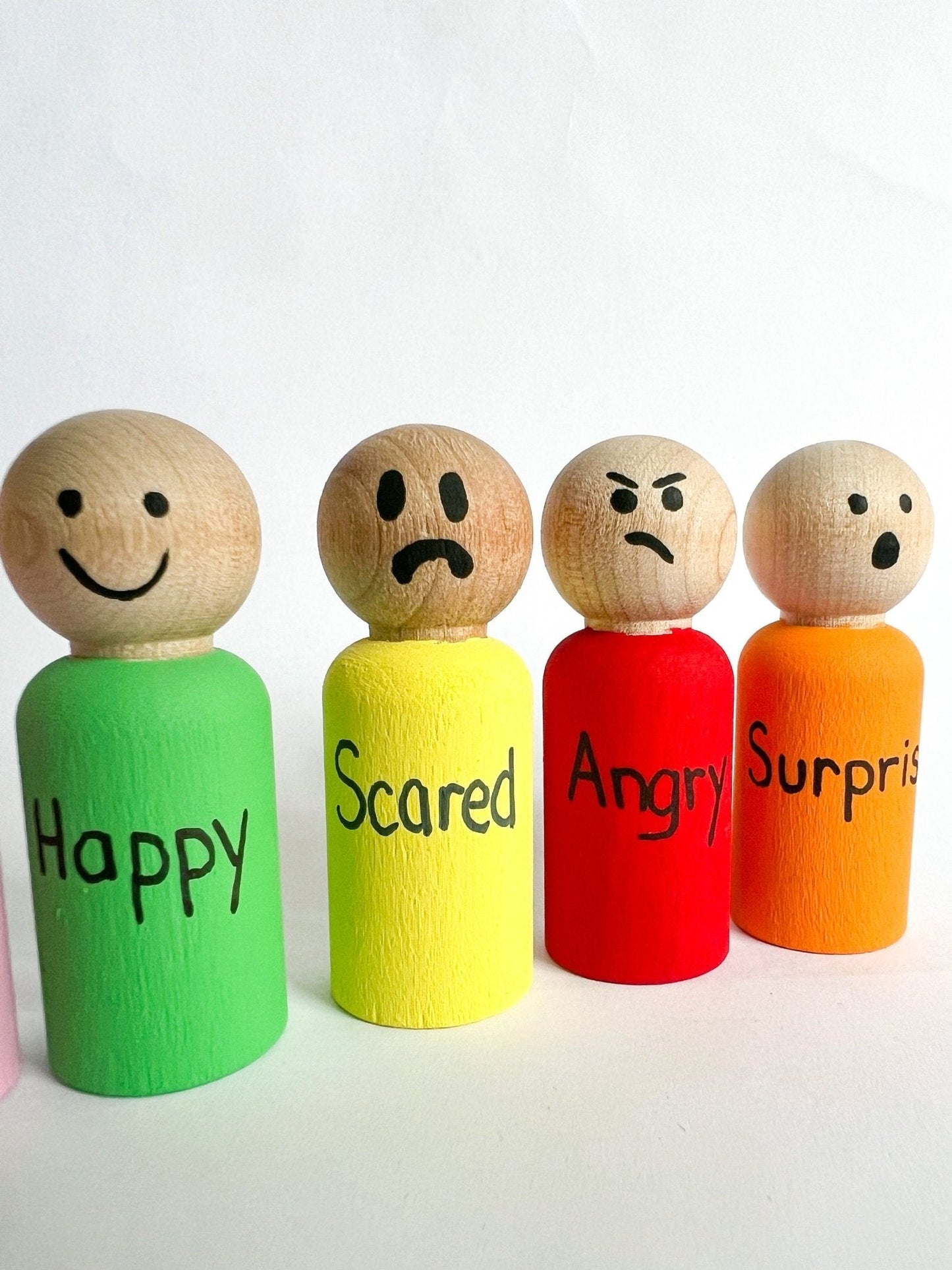 Feeling Friends emotion peg dolls