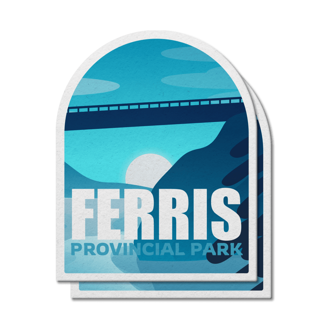 Ferris Ontario Provincial Park Waterproof Vinyl Sticker, Canada Parks