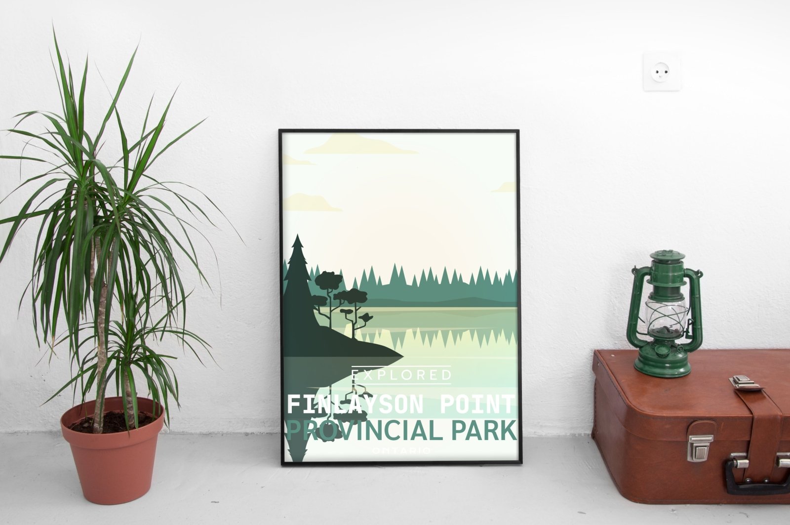 Finlayson Point Provincial Park 'Explored' Poster