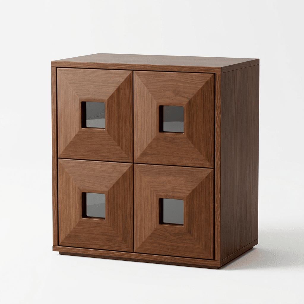 The Finn Stackable Walnut Storage