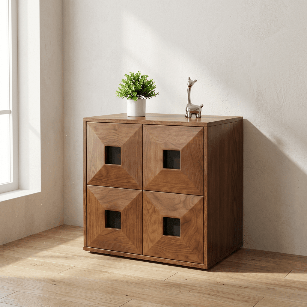 The Finn Stackable Walnut Storage