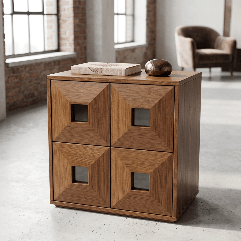The Finn Stackable Walnut Storage