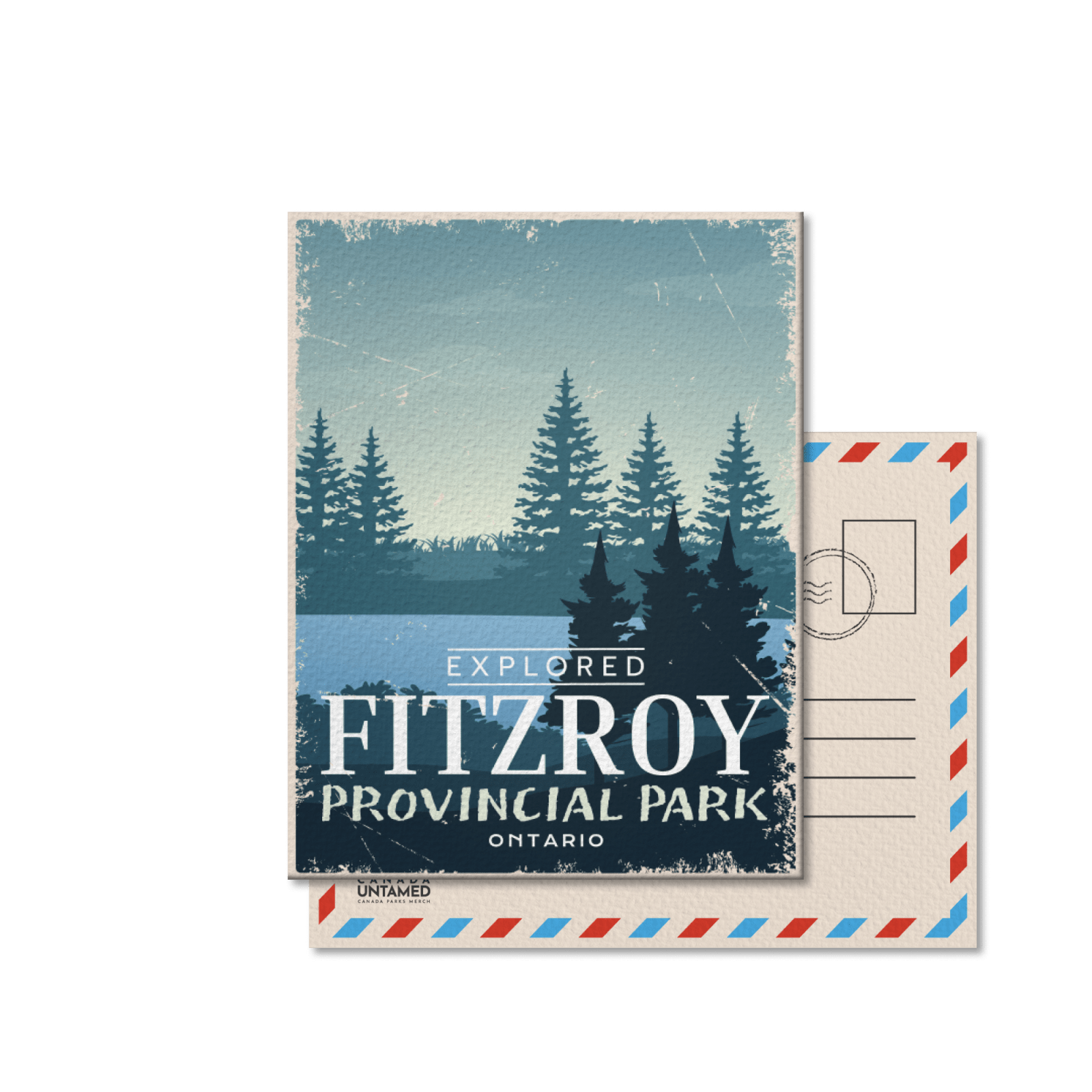 Carte postale du parc provincial Fitzroy (Ontario)