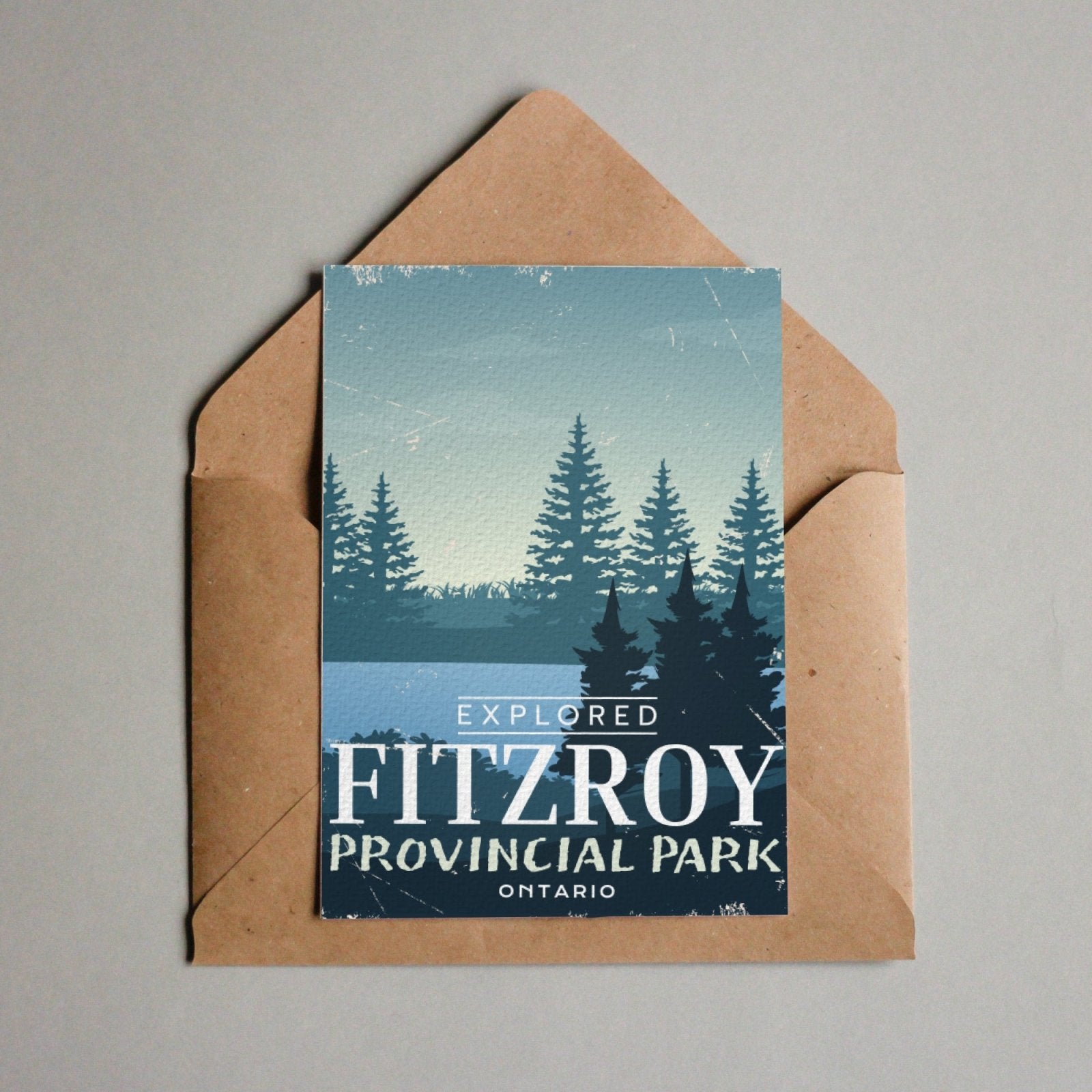 Carte postale du parc provincial Fitzroy (Ontario)