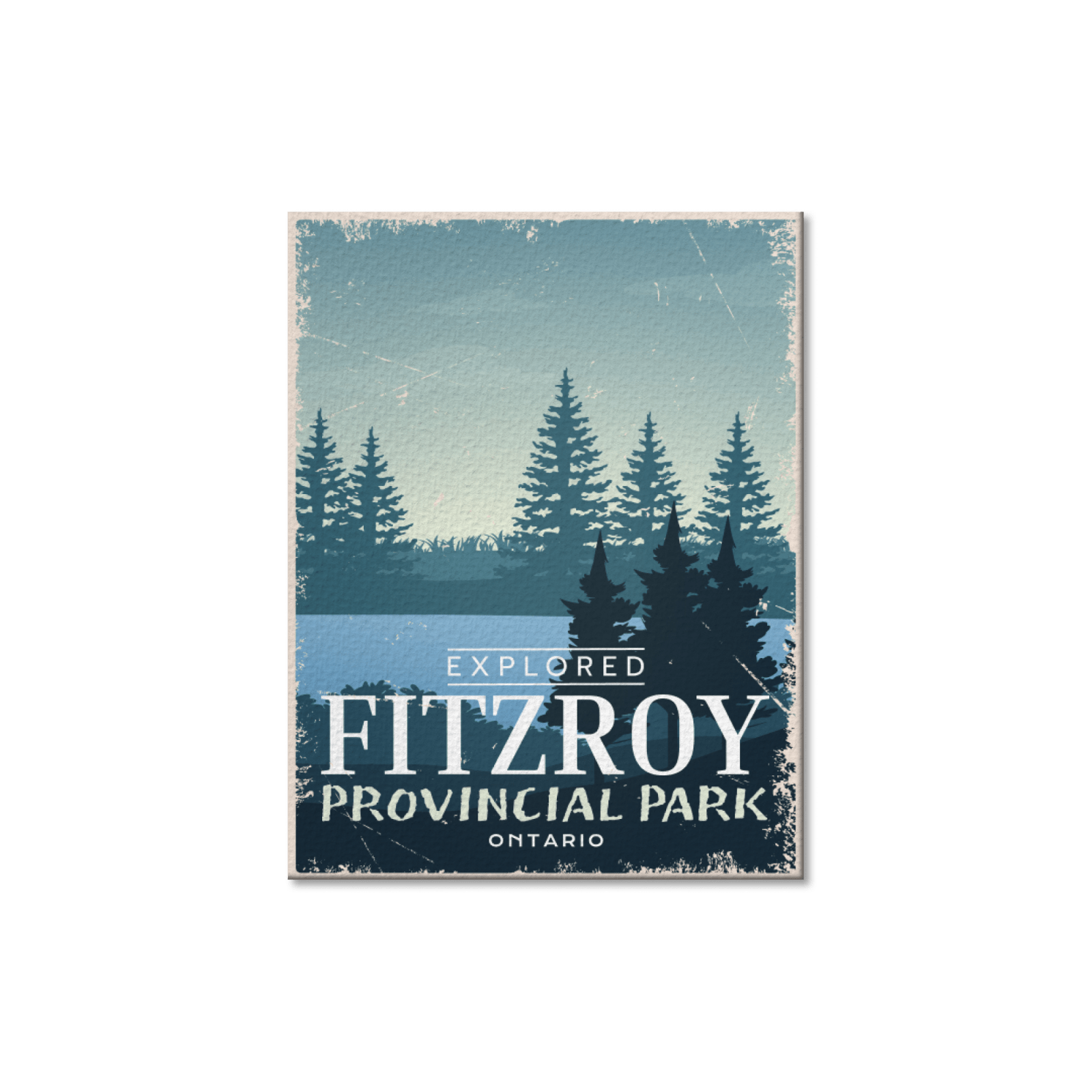 Carte postale du parc provincial Fitzroy (Ontario)