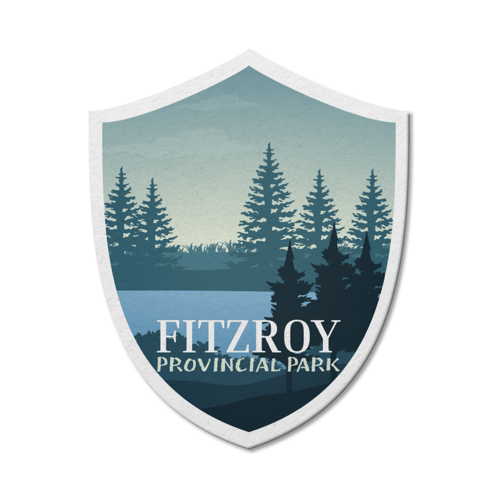 Autocollant en vinyle imperméable pour le parc provincial Fitzroy (Ontario) 