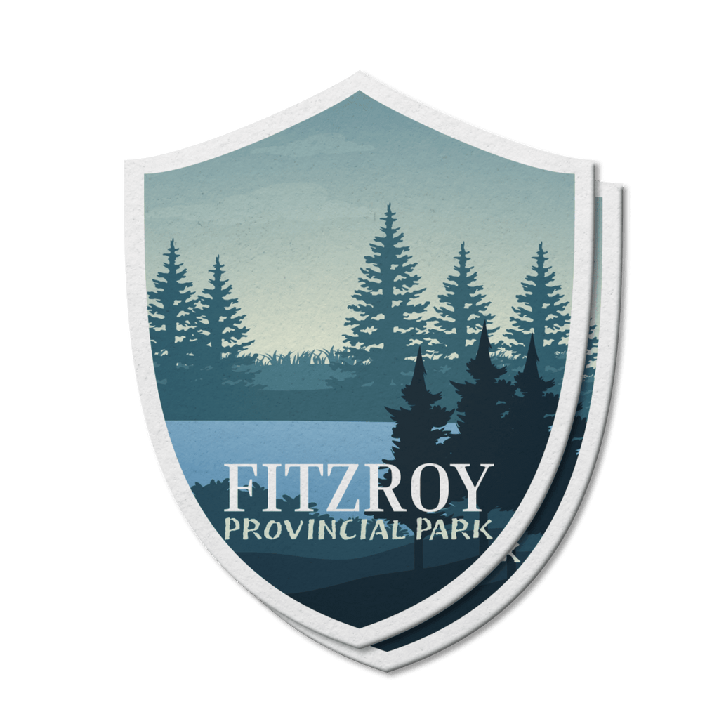 Autocollant en vinyle imperméable pour le parc provincial Fitzroy (Ontario) 