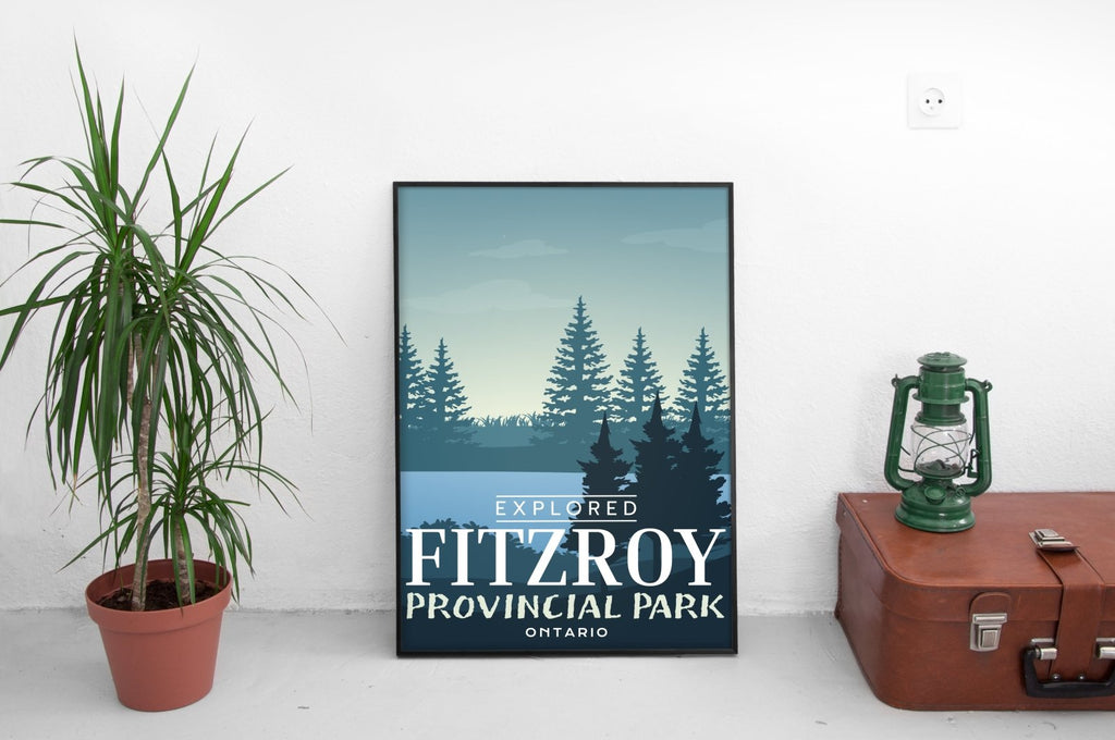 Fitzroy Provincial Park 'Explored' Poster