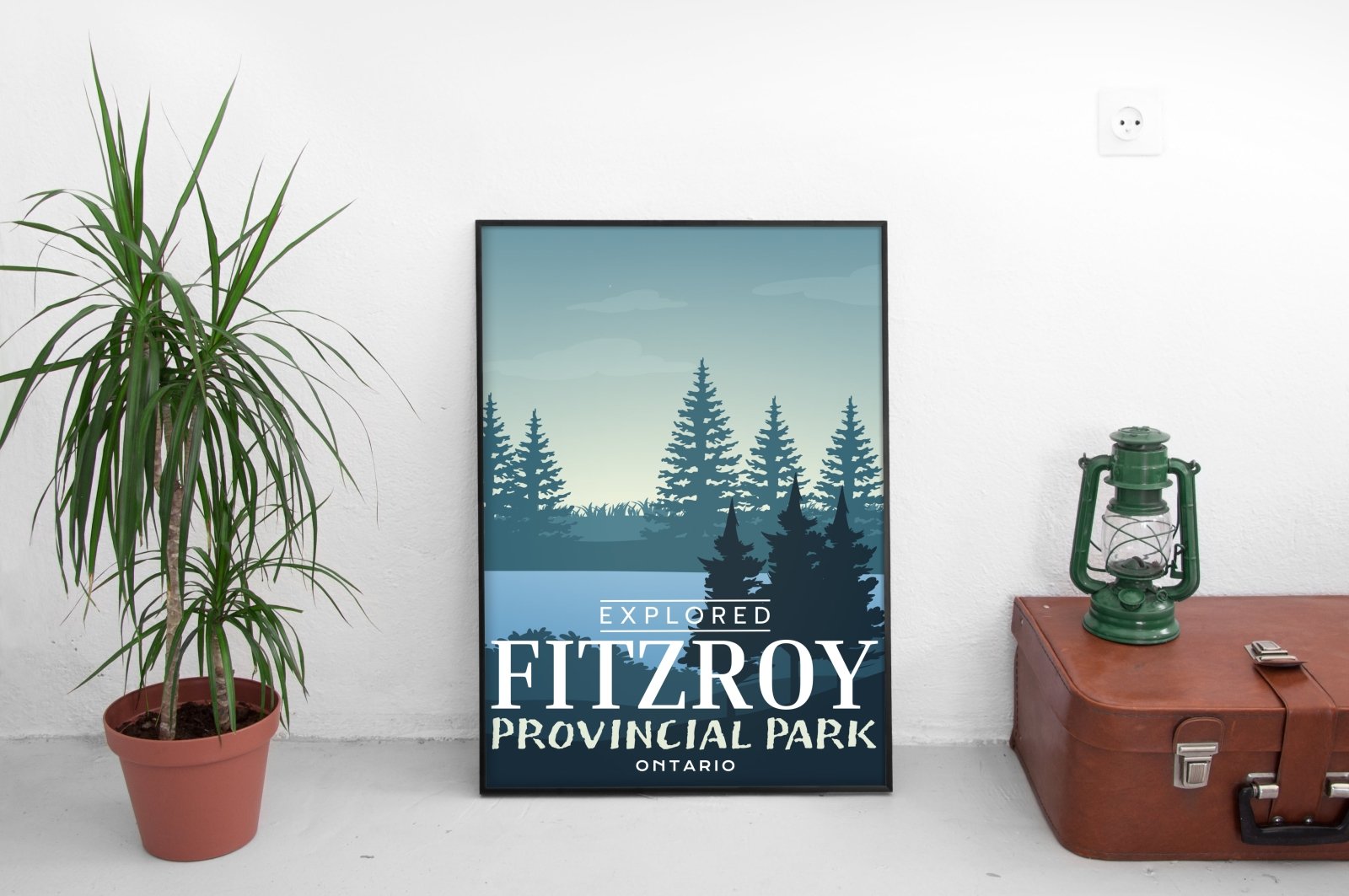 Fitzroy Provincial Park 'Explored' Poster