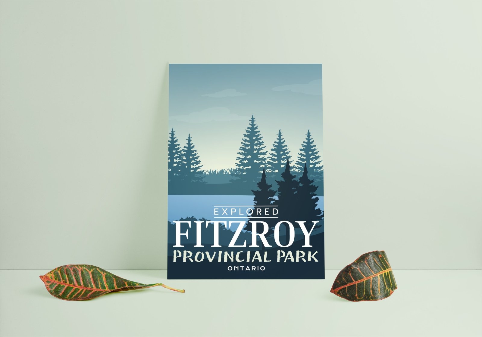 Fitzroy Provincial Park 'Explored' Poster