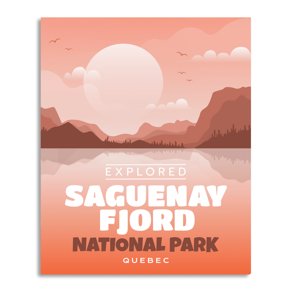 Fjord Saguenay National Park 'Explored' Poster