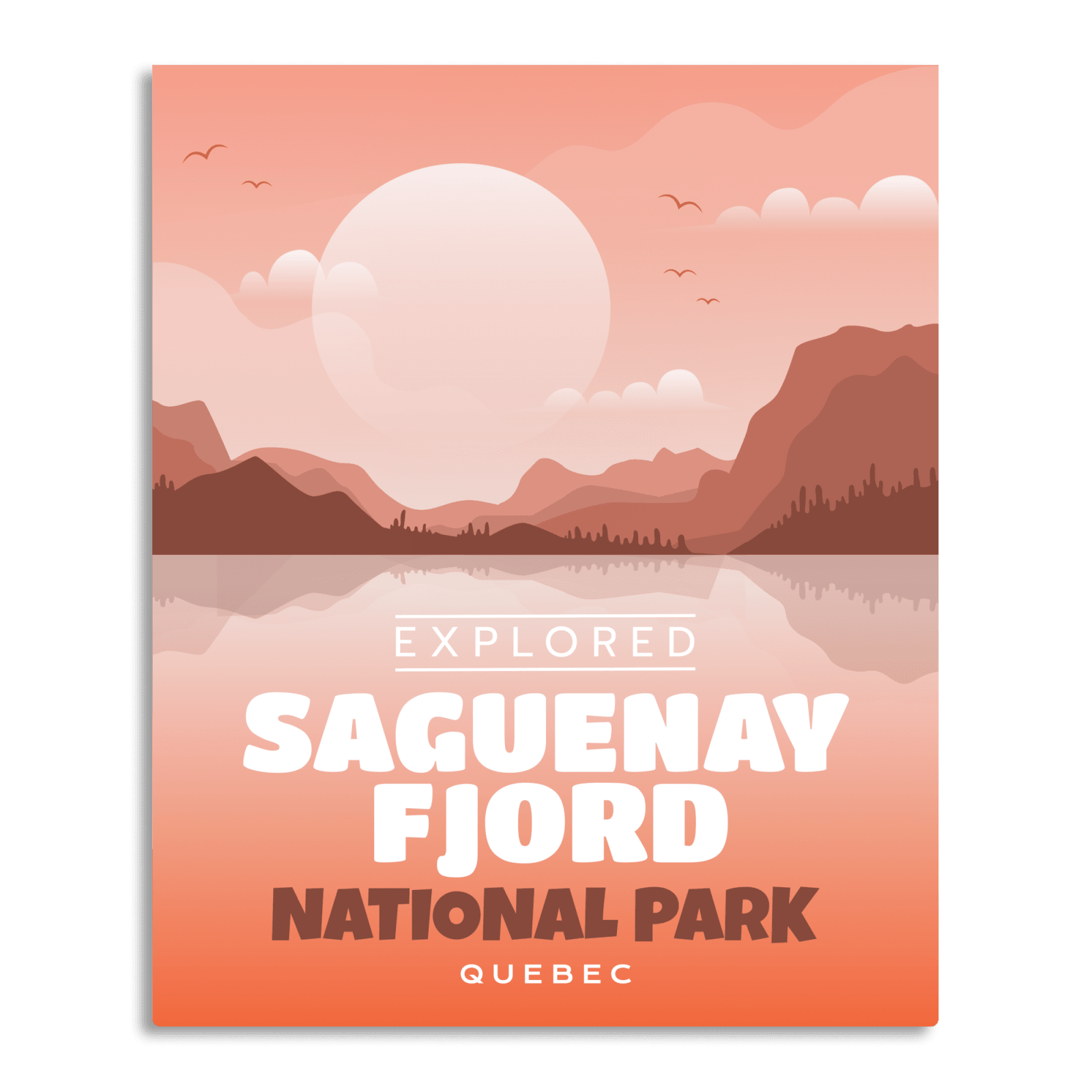 Fjord Saguenay National Park 'Explored' Poster