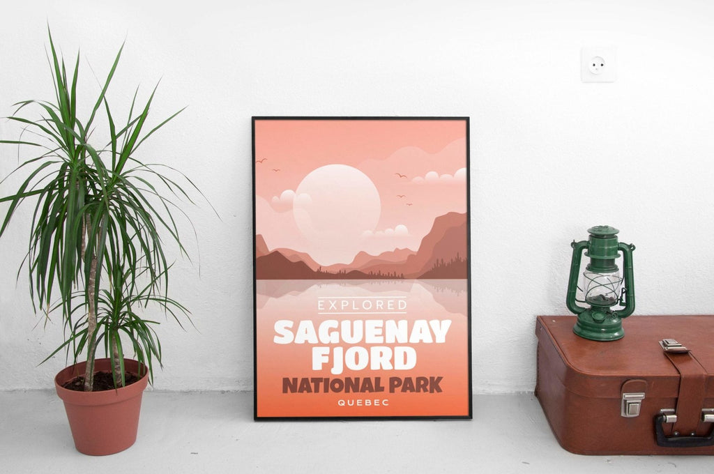 Fjord Saguenay National Park 'Explored' Poster