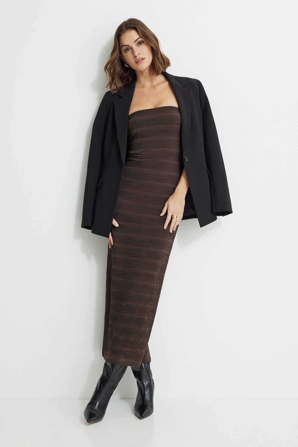 Robe tube longue Elyse
