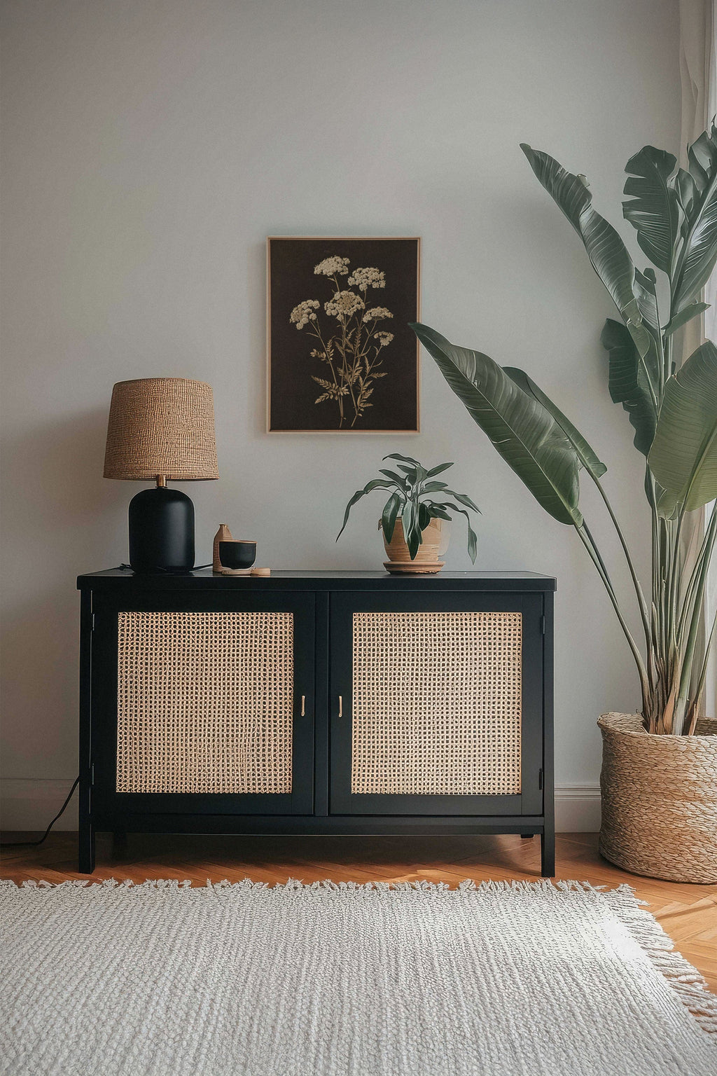 GOLDEN FLOWER, Stretched Canvas Artwork