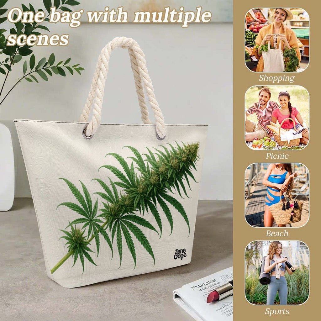 Sac fourre-tout en corde de chanvre Flora