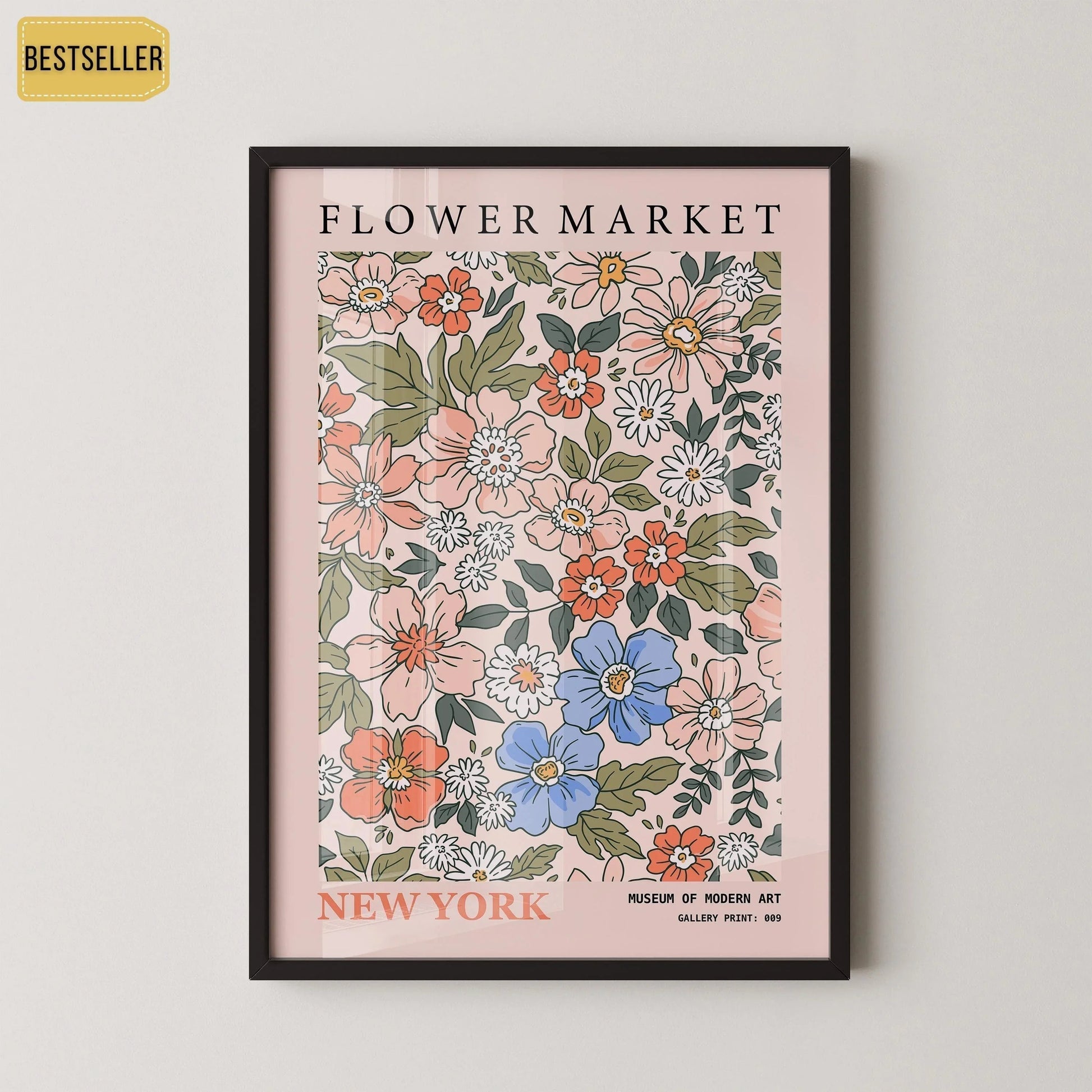 Estampe d'art du marché aux fleurs : Exposition botanique de New York, papier giclée