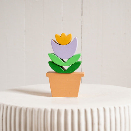 Flower stacking toy