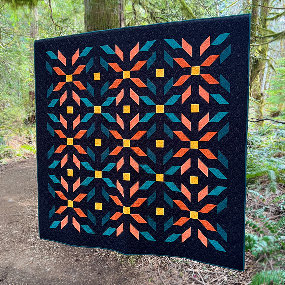 Forest Flowers Quilt Kit
