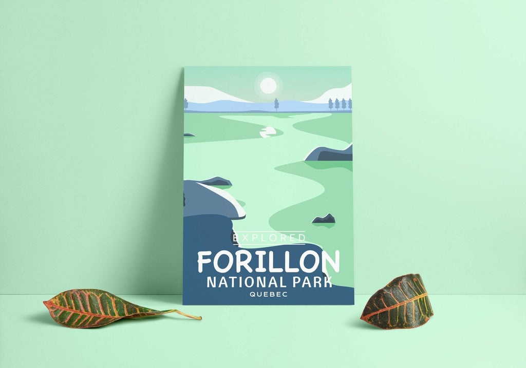 Forillon National Park 'Explored' Poster, Canada Parks