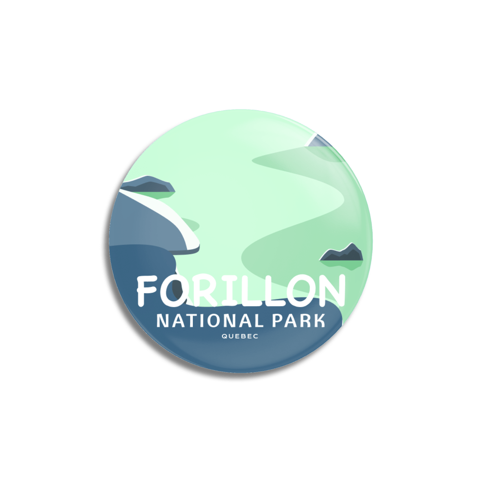 Forillon National Park of Canada Pinback Button