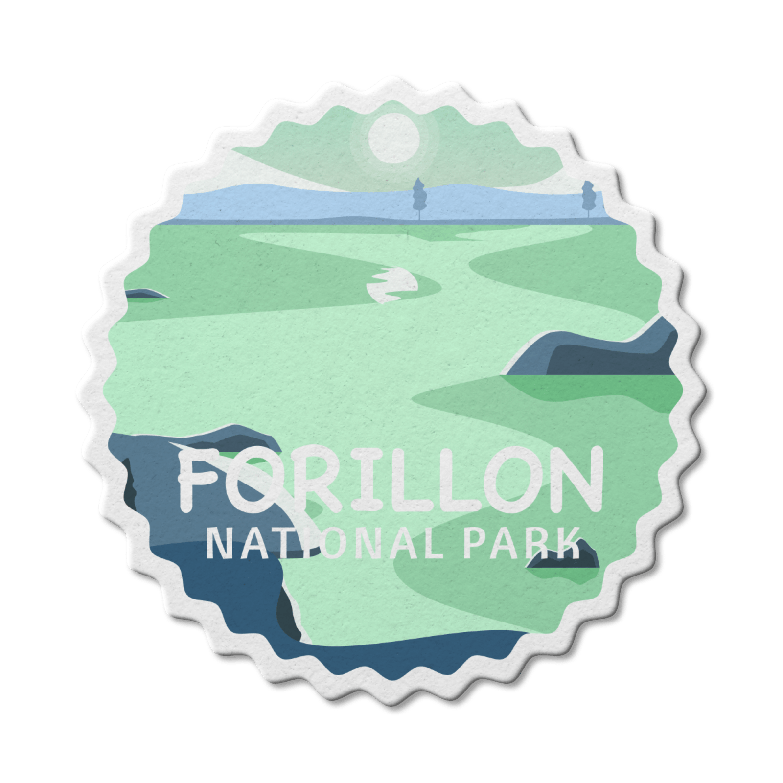 Forillon National Park of Canada Waterproof Vinyl Sticker