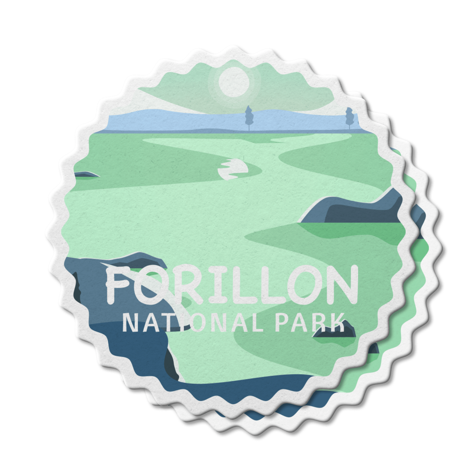 Forillon National Park of Canada Waterproof Vinyl Sticker