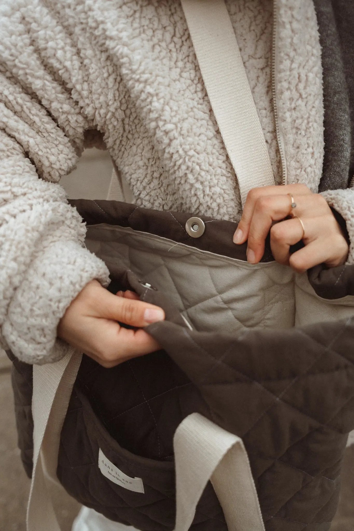 Quilted Tote Bag for Everyday Use