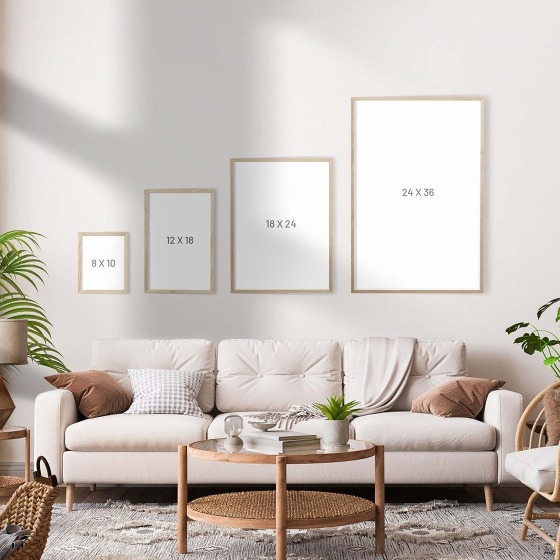 Giraffe Portrait - black and white safari art print