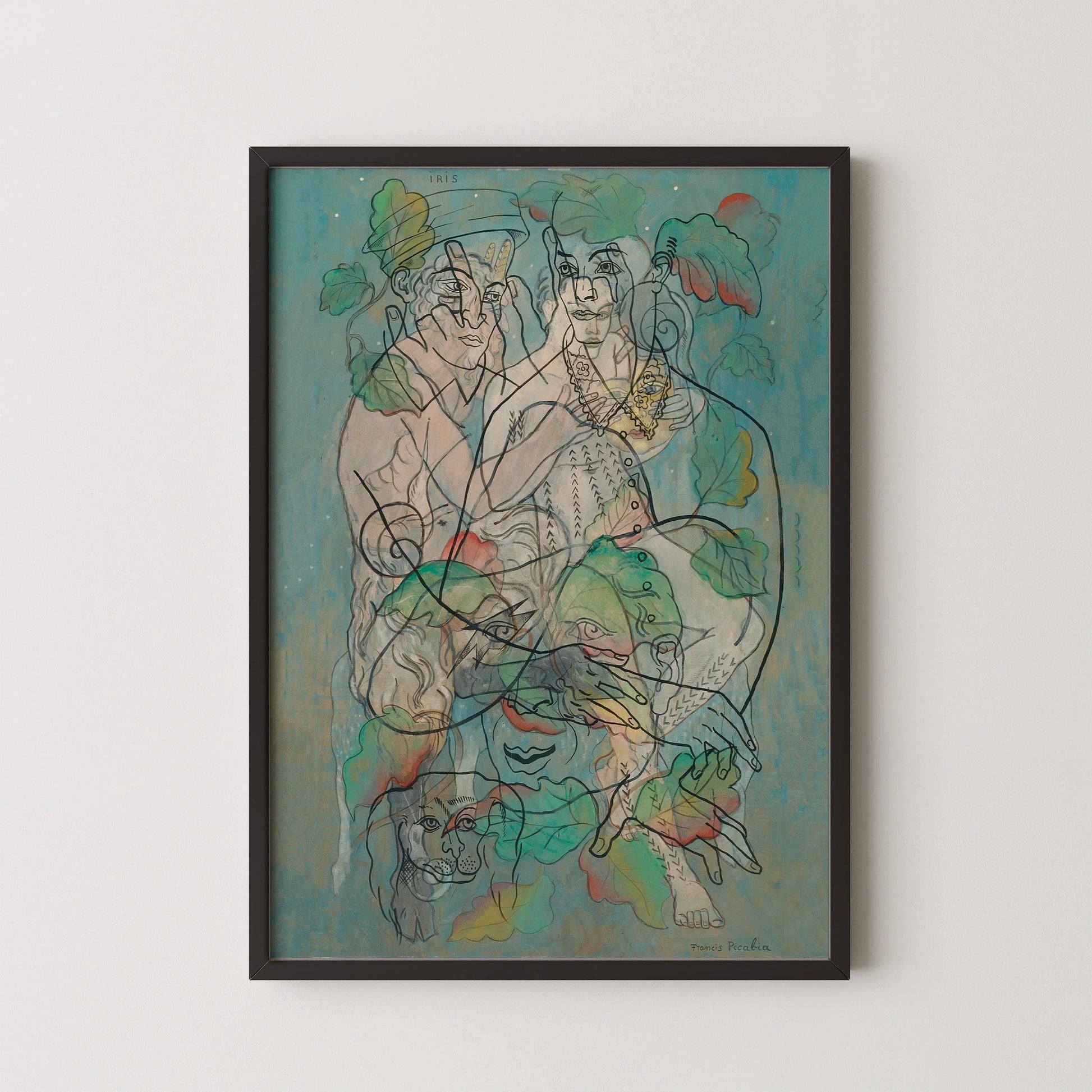 Francis Picabia - Iris (1929) | Art abstrait moderne (disponible encadré à la main ou non encadré)