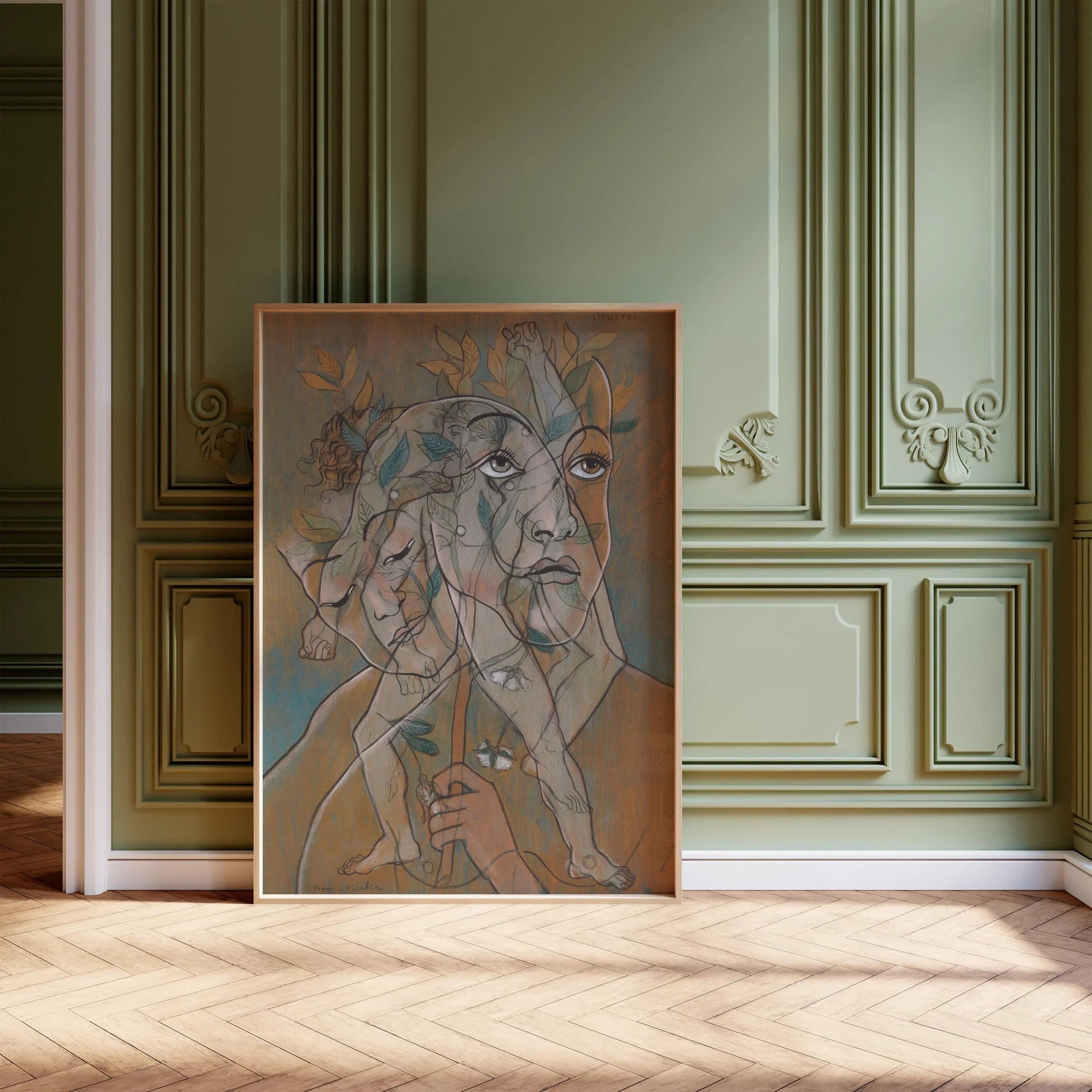 Francis Picabia - Ligustri (1929) | Art moderniste abstrait (disponible encadré à la main ou non encadré)