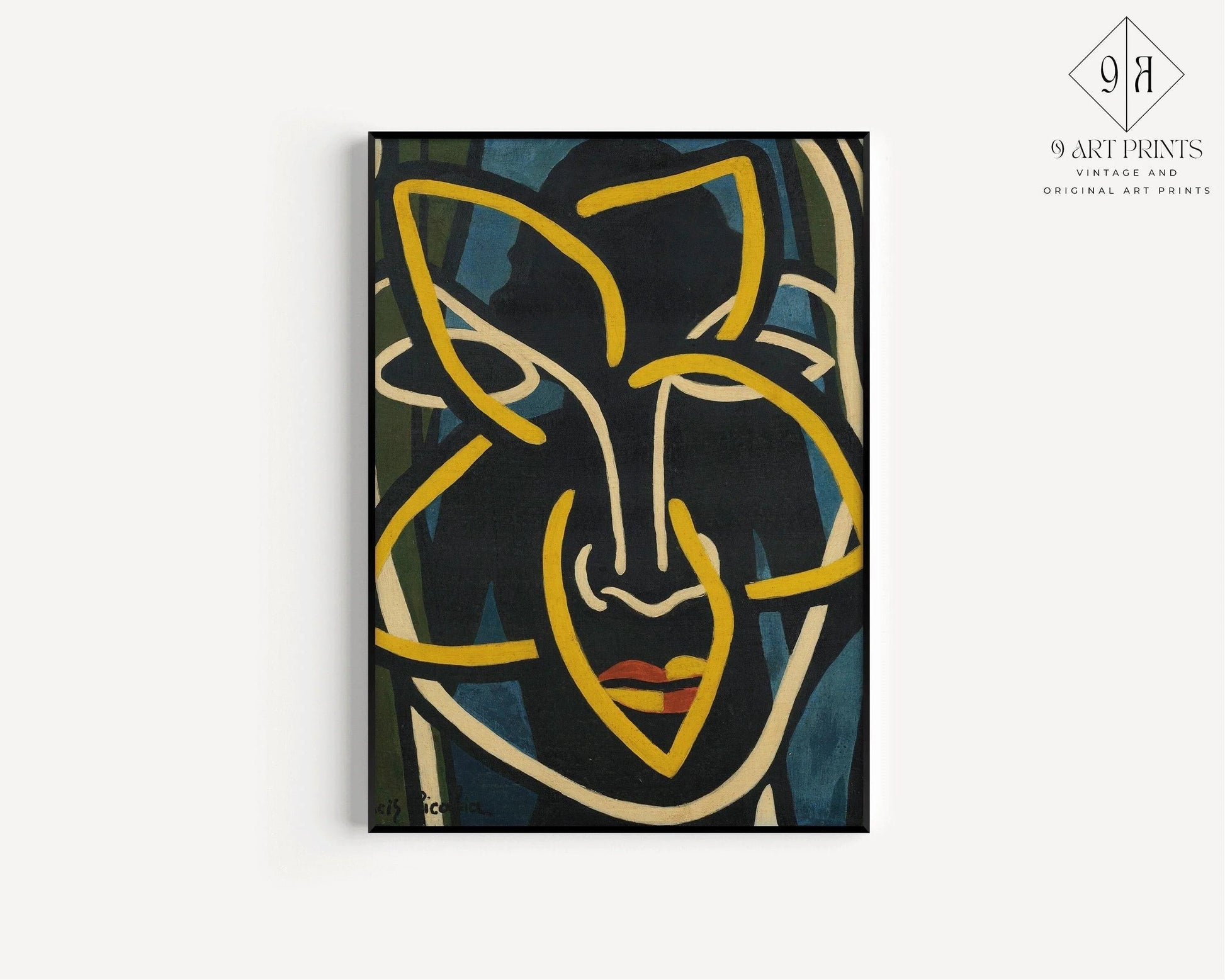 Francis Picabia - Sans titre (1939) | Célèbre œuvre d'art abstrait moderne (disponible encadrée ou non encadrée)