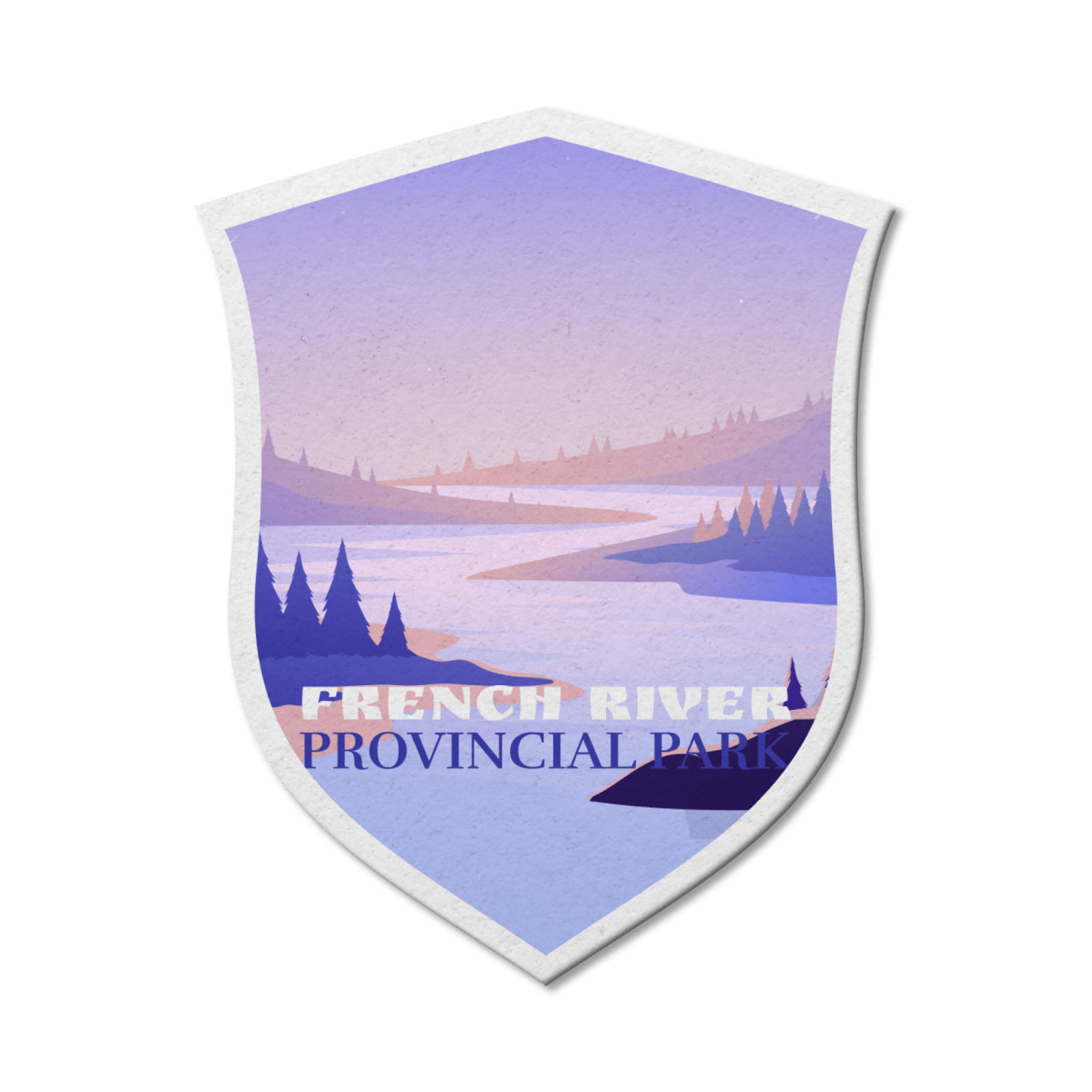 French River Ontario Provincial Park Waterproof Vinyl Sticker
