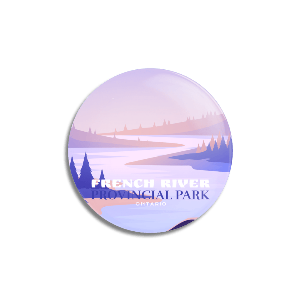 Parc provincial de la rivière des Français, Ontario - Bouton à épingle