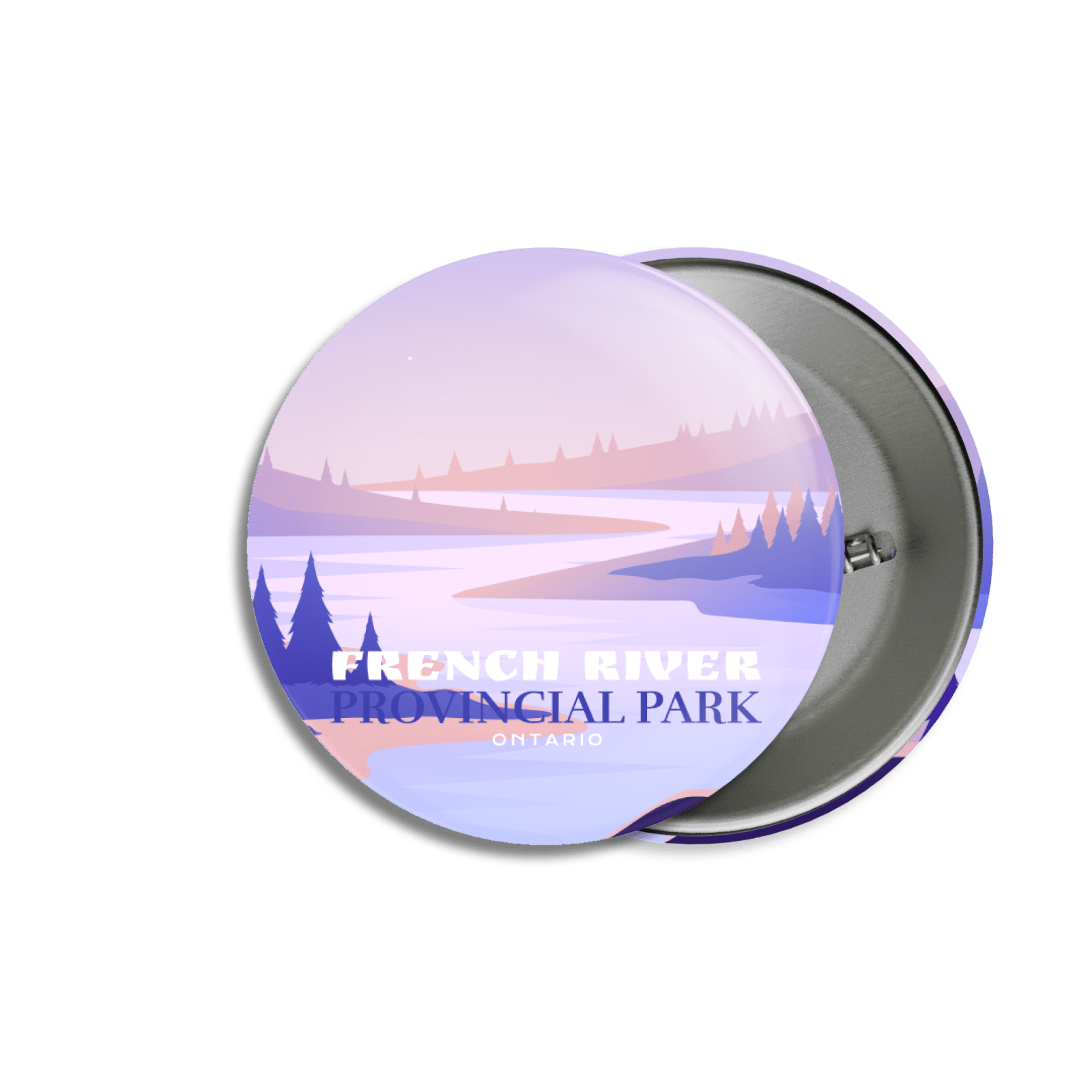 Parc provincial de la rivière des Français, Ontario - Bouton à épingle