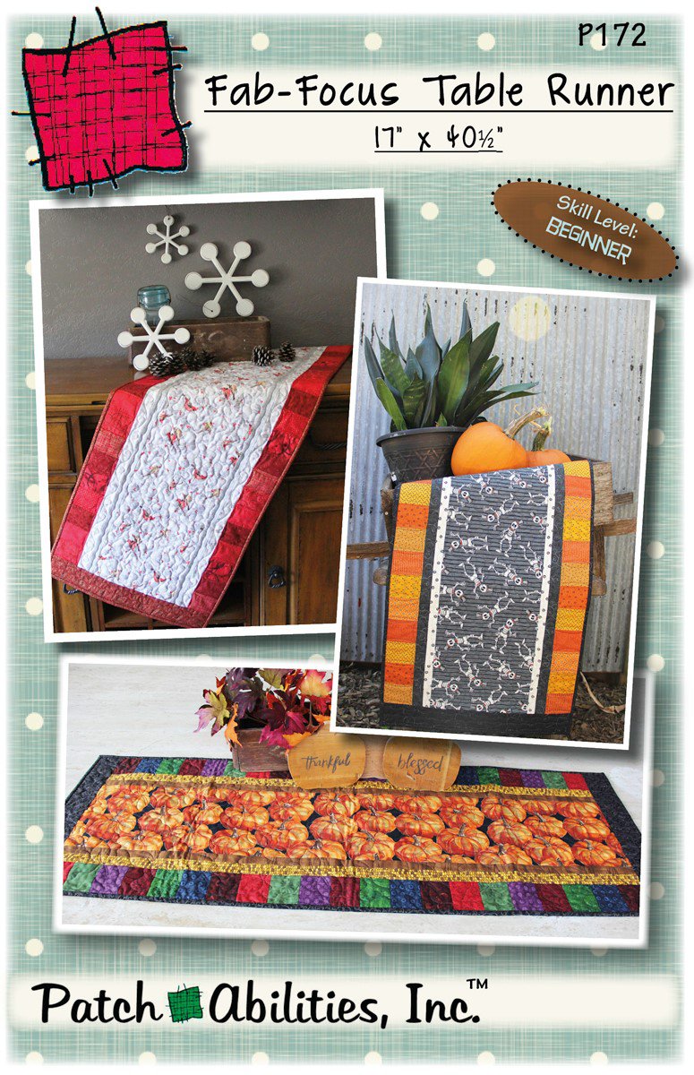 Patch Abilities - P172 Fab-Focus Table Runner