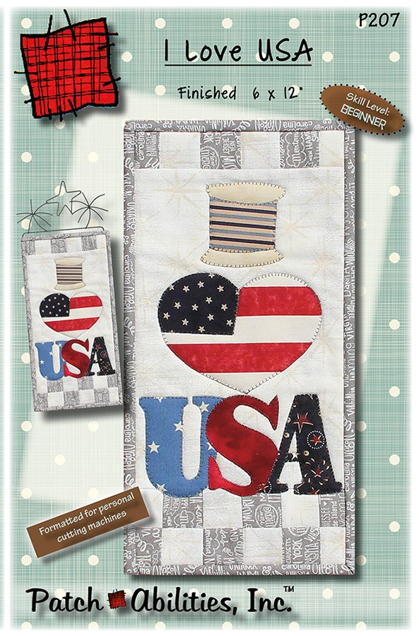 Patch Abilities - P207 I Love USA
