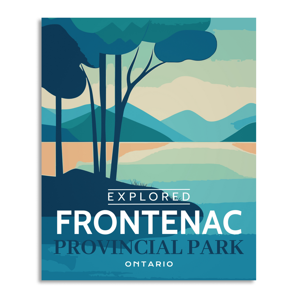 Frontenac Provincial Park 'Explored' Poster, Canada Parks