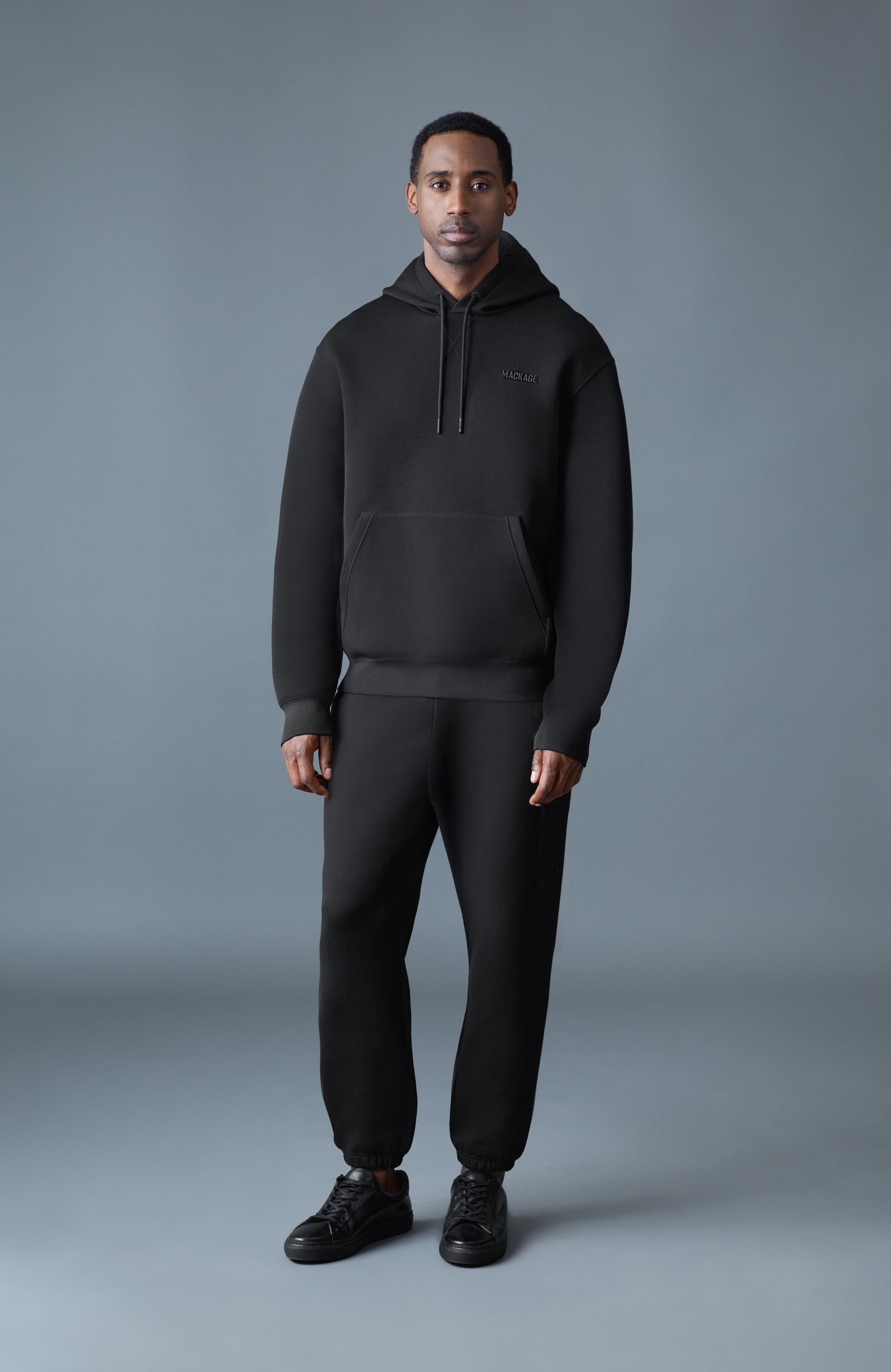 Sweat à capuche KOLTON en jersey double face avec logo