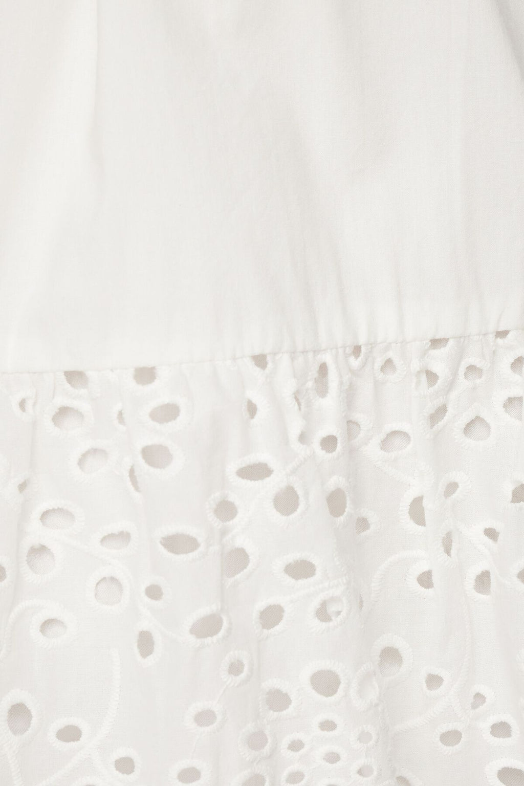 Halter Eyelet Mini Dress