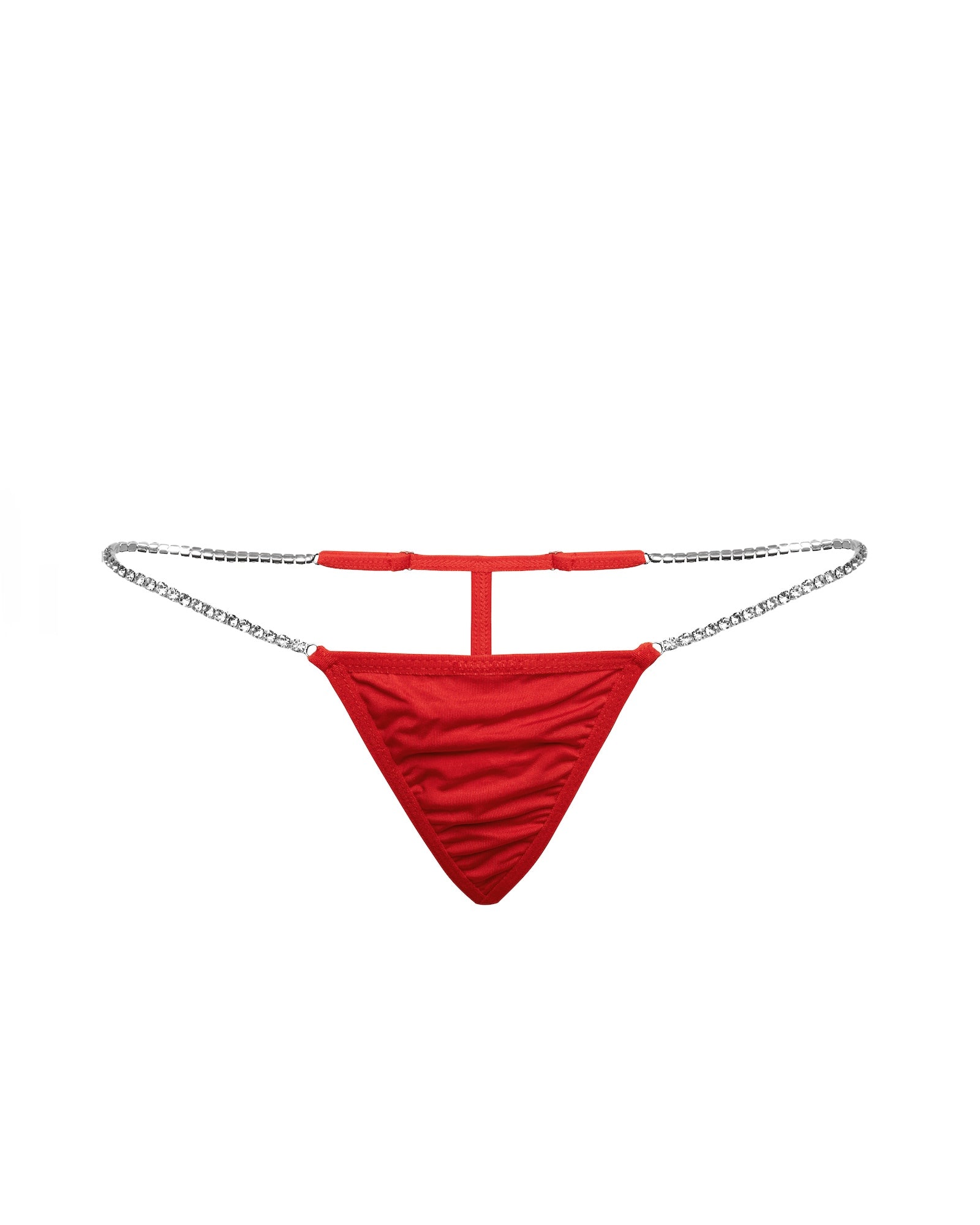 Adjustable Sides Rhinestone Thong, Eclipse