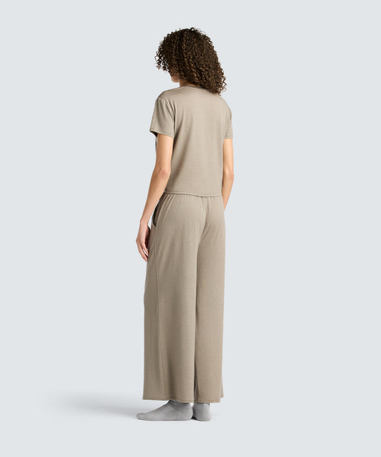 Bas de pyjama en laine mérinos ultrafine pour femme