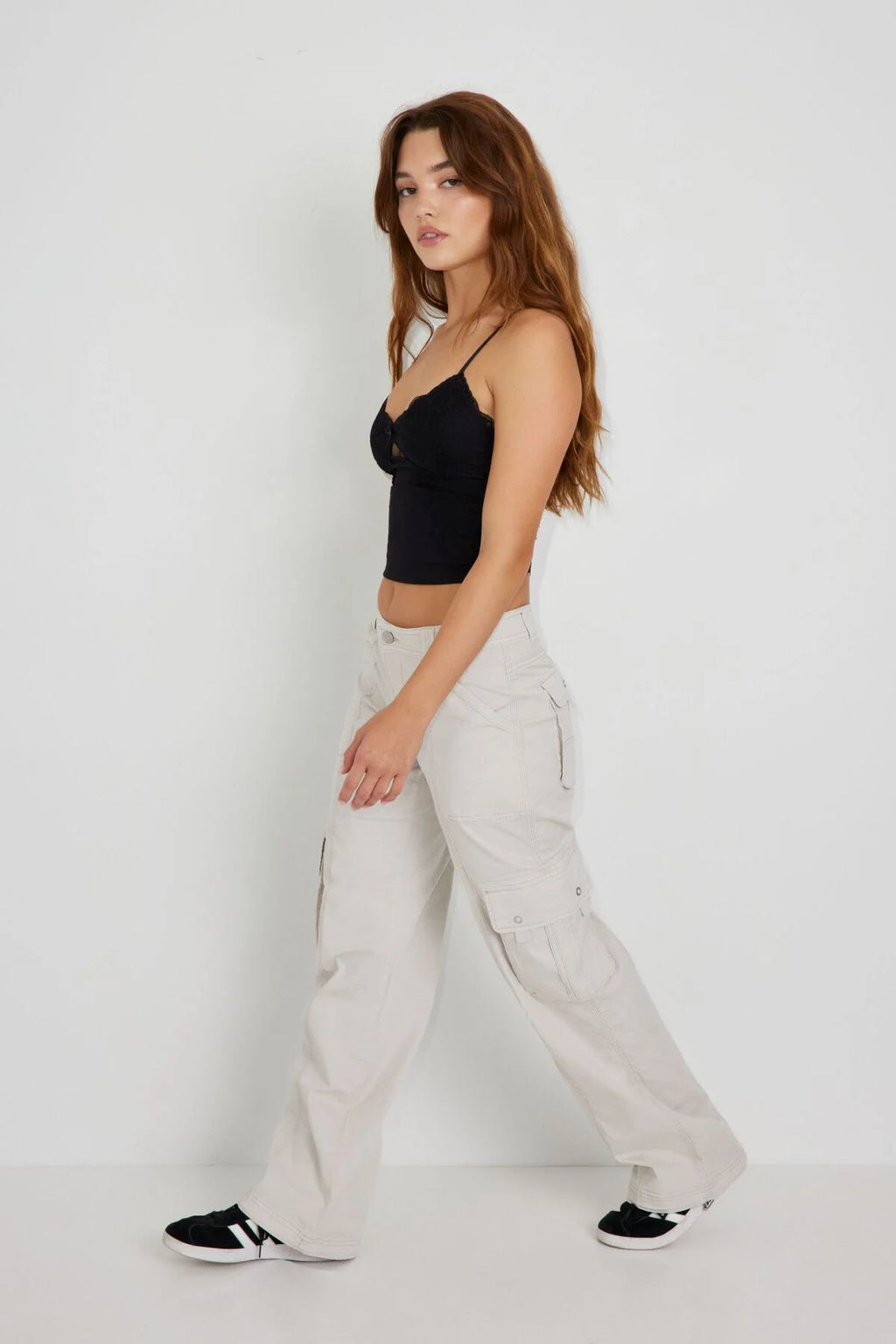 Pantalon cargo taille basse Chicago