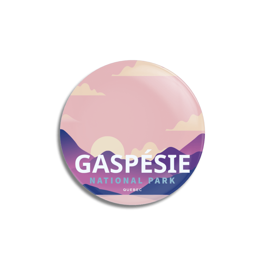 Gaspesie National Park of Quebec Pinback Button