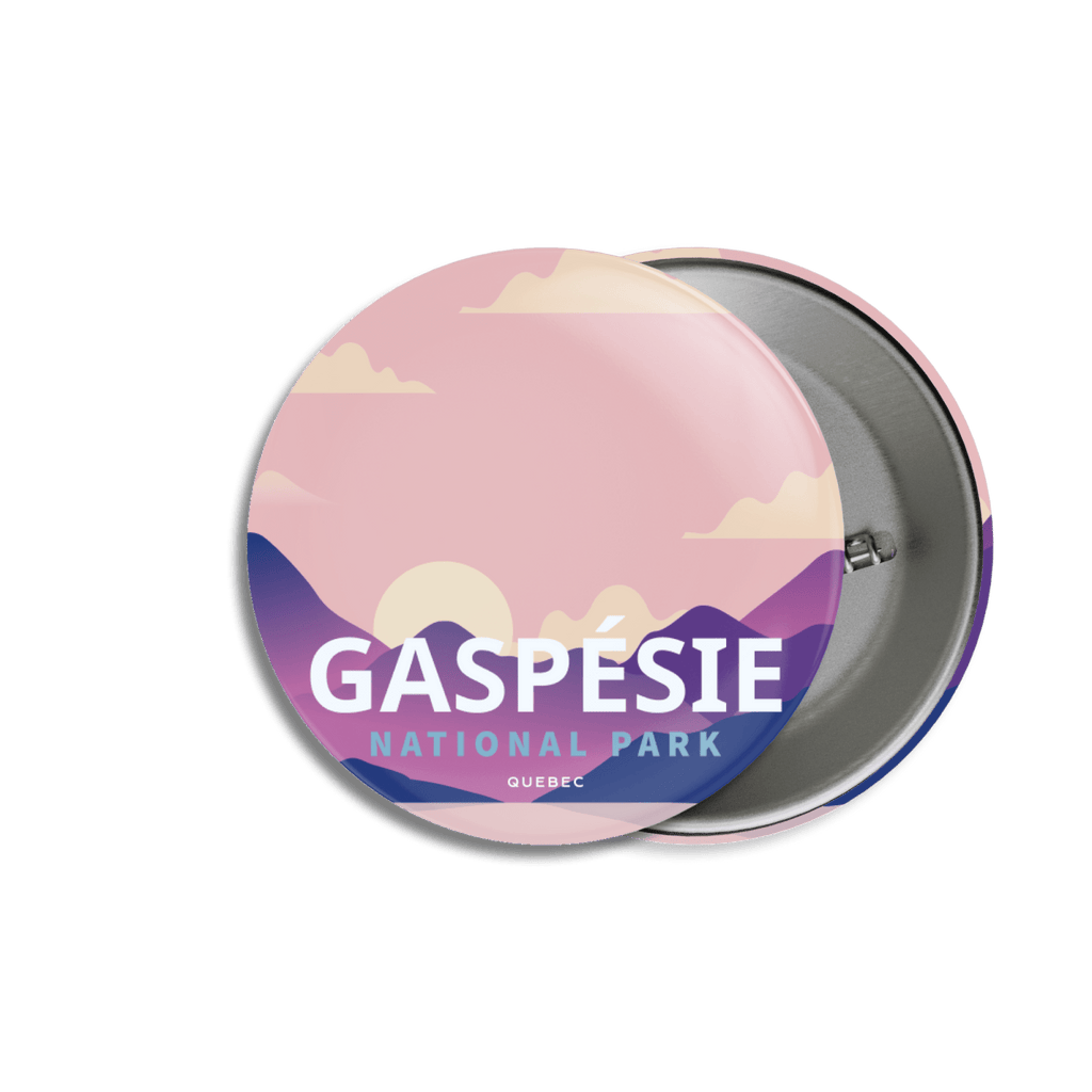 Gaspesie National Park of Quebec Pinback Button
